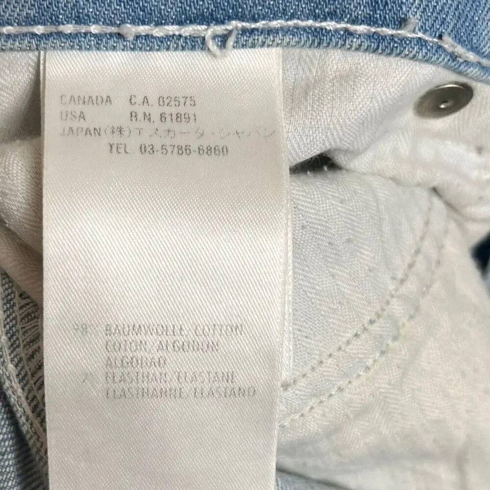 ESCADA Sport Tina Cropped Skinny Jeans Women’s 8 Blue Cotton Denim Euro 38